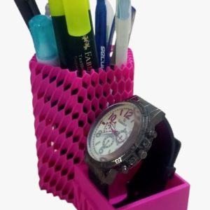 3D Honeycomb Pen Stand4