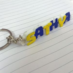 3D Printed Dual-Color Keychain2