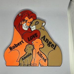 Customizable Name Puzzle Gift for Families